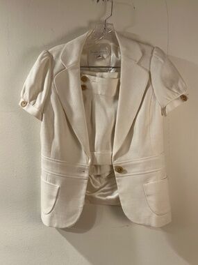 Banana Republic Short-Sleeve Blazer & Shorts Set (2000s)